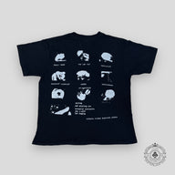 Enfants Riches Déprimés Cellophane T-Shirt in Faded Black