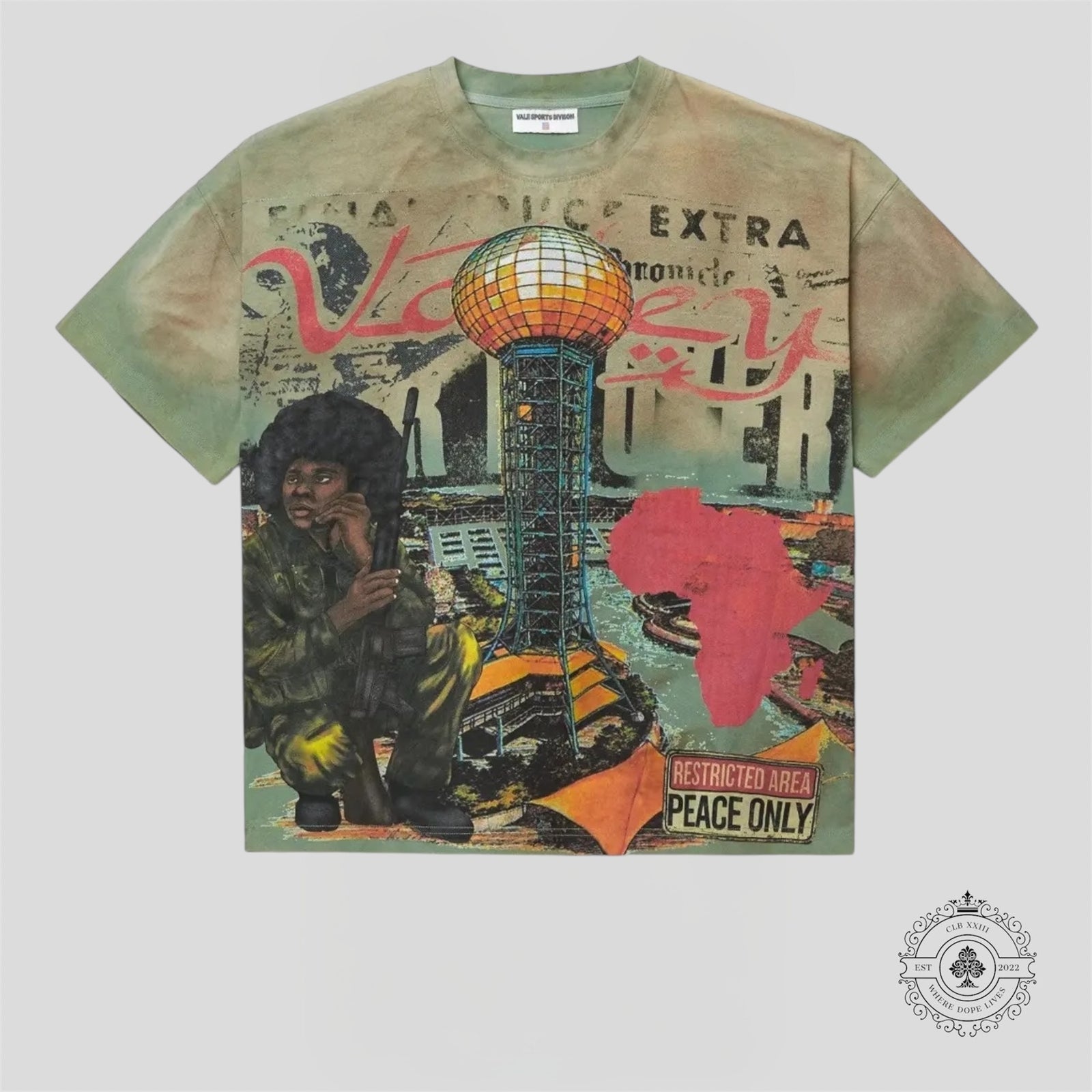 Vale Recon Tee in Olive