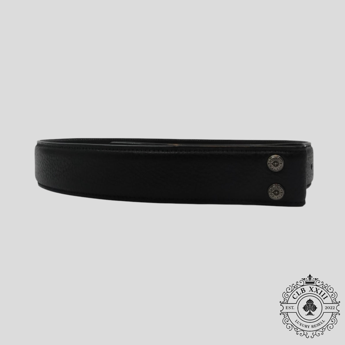 Chrome Hearts 1.5 Inch Belt Strap in Black