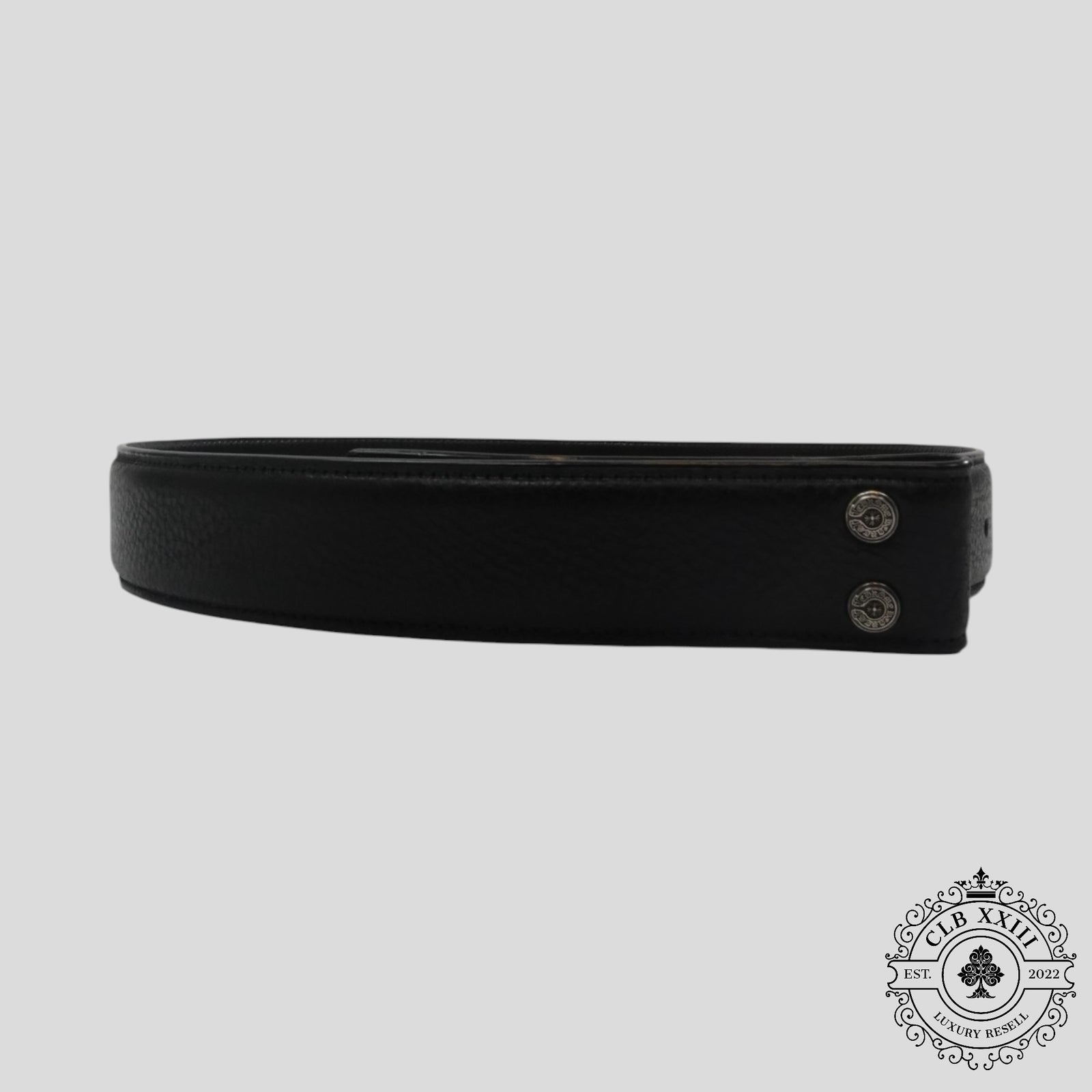 Chrome Hearts 1.5 Inch Belt Strap in Black