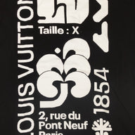 Louis Vuitton Intarsia Graphic Tee in Black