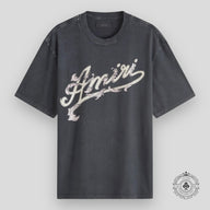 Amiri Filigree Tee in Black