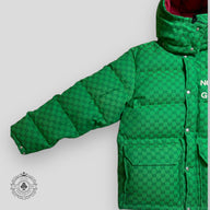 Gucci x North Face Puffer Jacket in Green