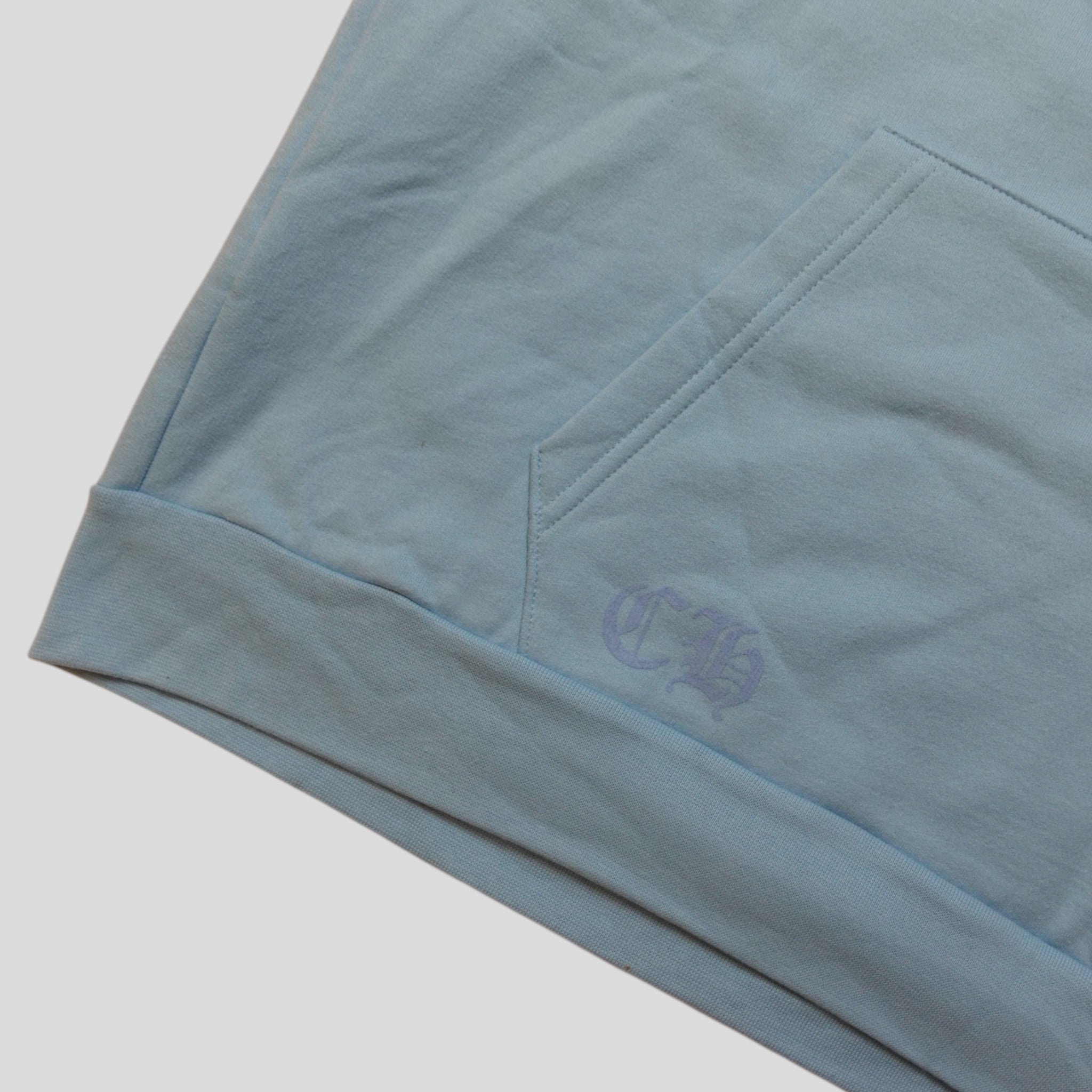 Chrome Hearts Art Basel Vine Dagger Hoodie in Baby Blue