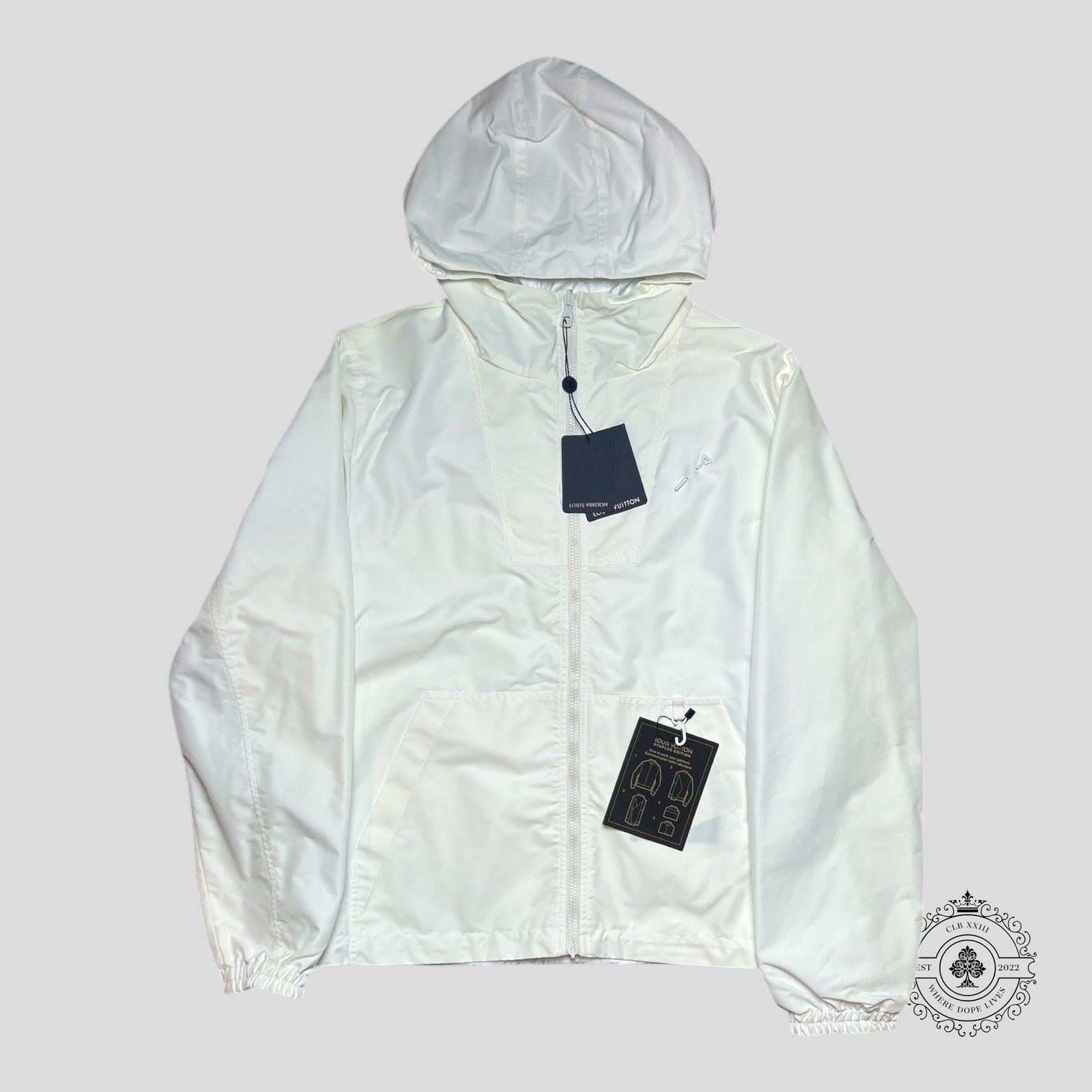 Louis Vuitton Monogram Reversible Windbreaker in White