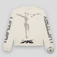 Hellstar Scoreboard L/S Shirt in White