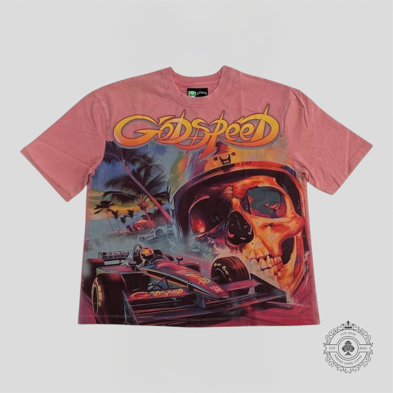 Godspeed F1 Dreams Tee in Pink