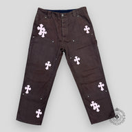 Chrome Hearts Pink Patch Double Knee Carpenter Pants
