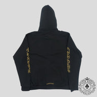 Chrome Hearts Vertical Logo Zip Up in Black / Olive
