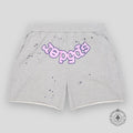 Sp5der OG Web Sweatshorts in Heather Grey