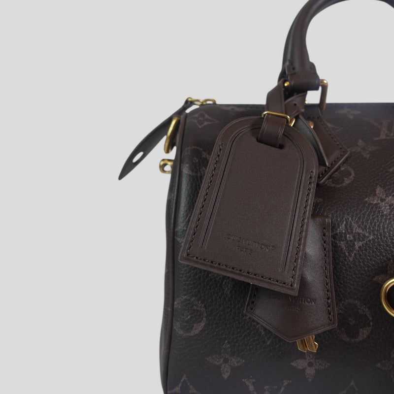 Louis Vuitton Speedy P9 Bandoulière Calfskin Bag, side view