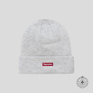 Supreme New Era S Logo Beanie in Heather Grey