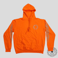 Chrome Hearts Miami Exclusive Horseshoe Logo Hoodie in Orange