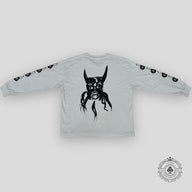 Enfants Riches Déprimés Do What Thou Wilt Long Sleeve Shirt in Faded White