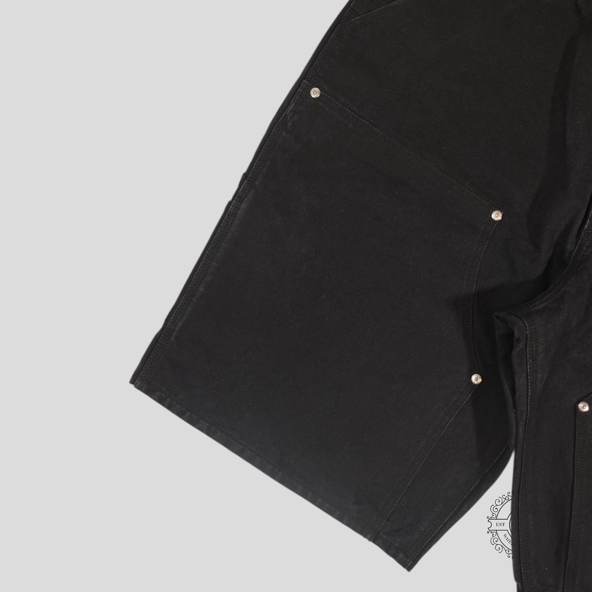 Chrome Hearts 13 Cross Patch Carpenter Shorts in Black
