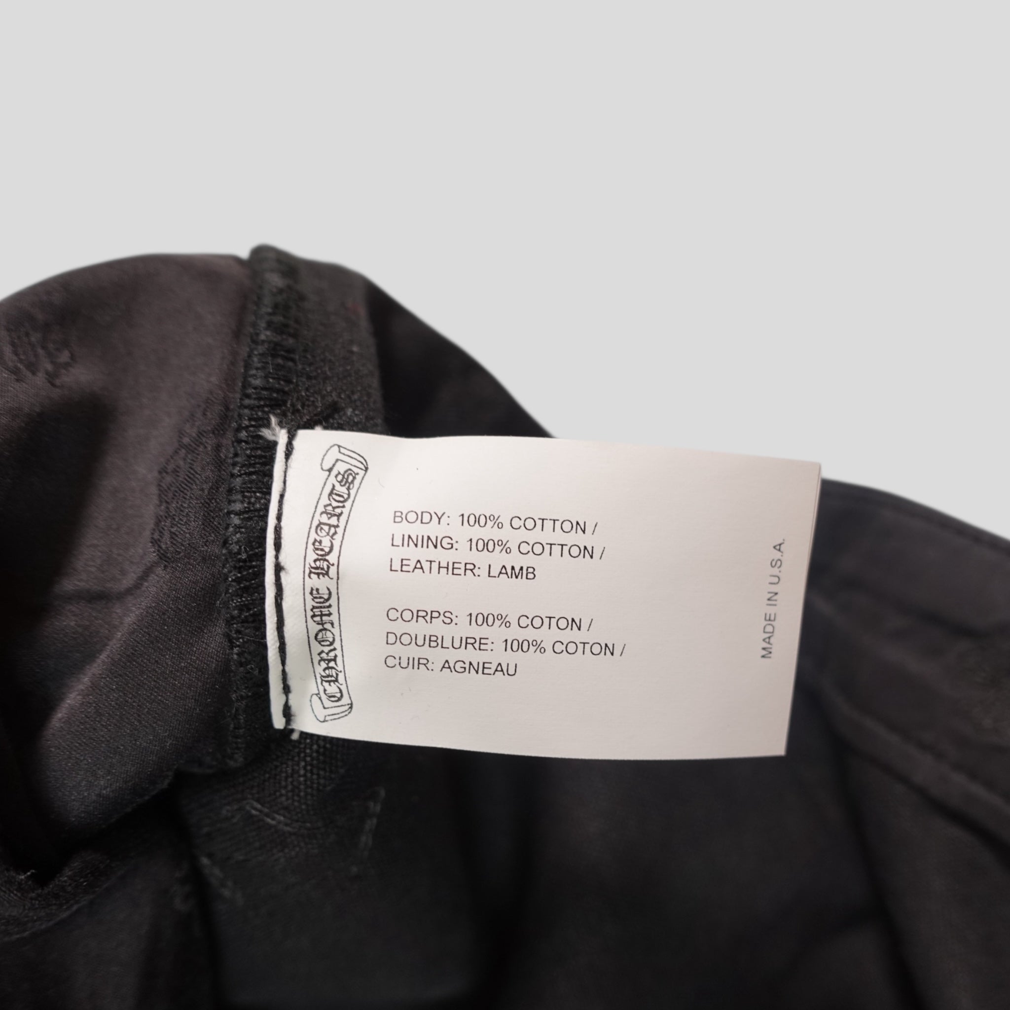 Chrome Hearts Cross Patch Carpenter Shorts in Black