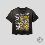 GV Gallery Raspberry Code 77 Tee in Black