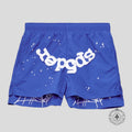 Sp5der OG Web Double Layer Short in Blue