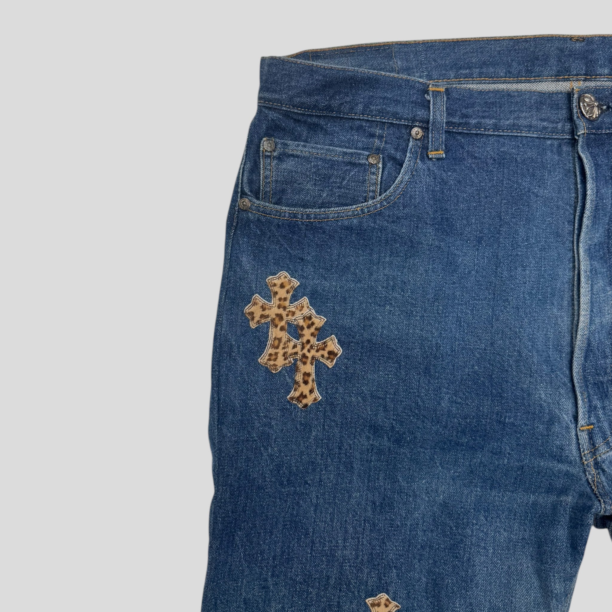 Chrome Hearts Levis Cross Patch Jeans