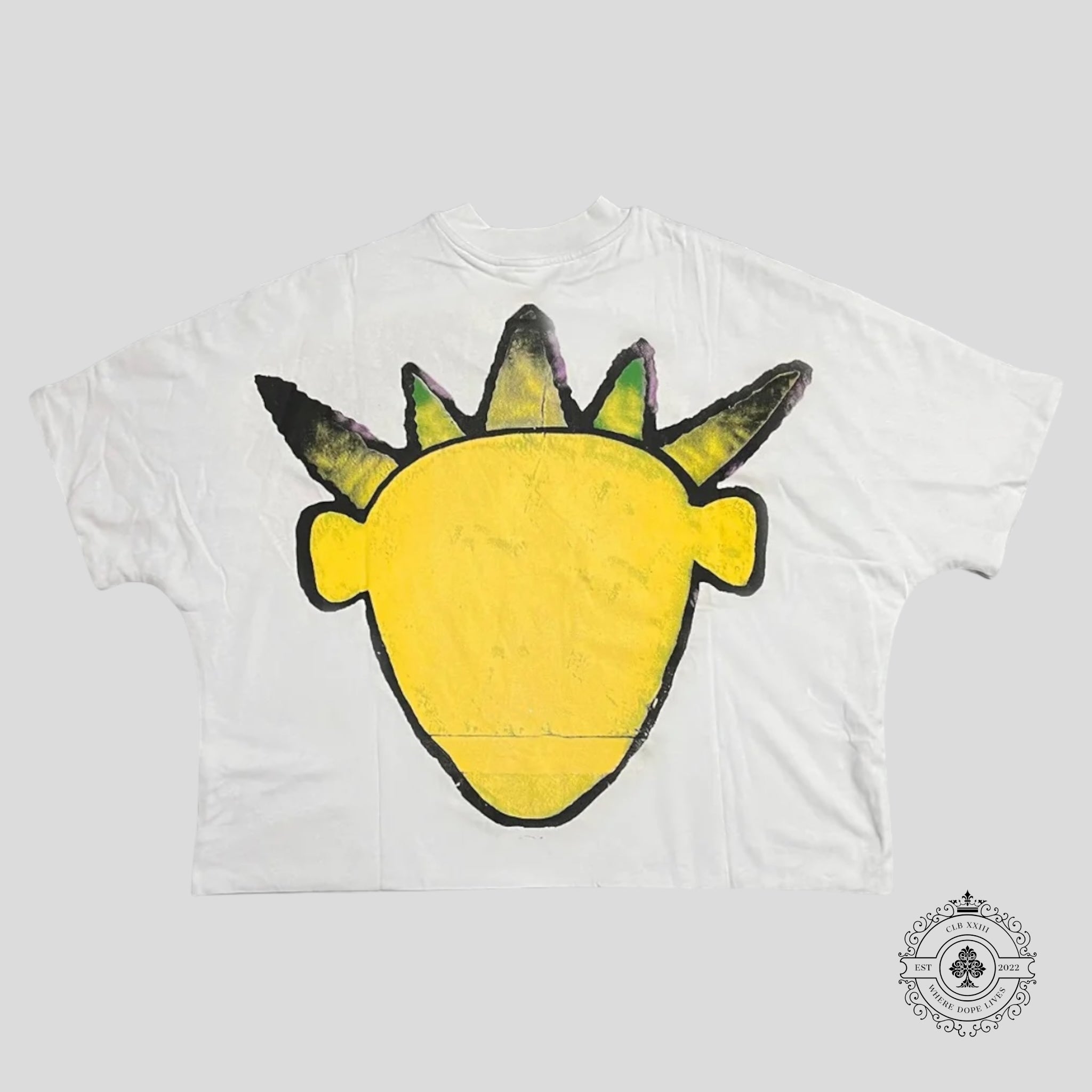 Billionaire Studios Lemon Head Tee in White