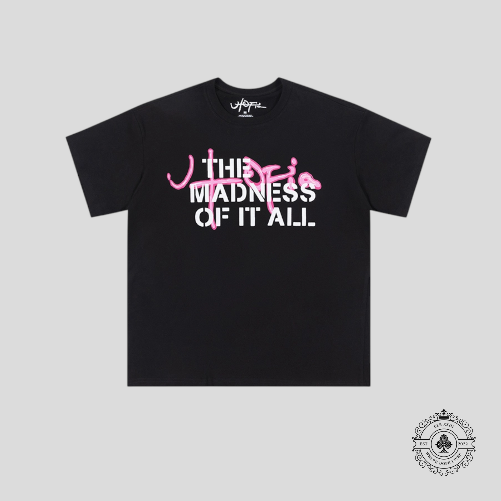 Travis Scott Utopia X Saint Michael 1B Tee in Black