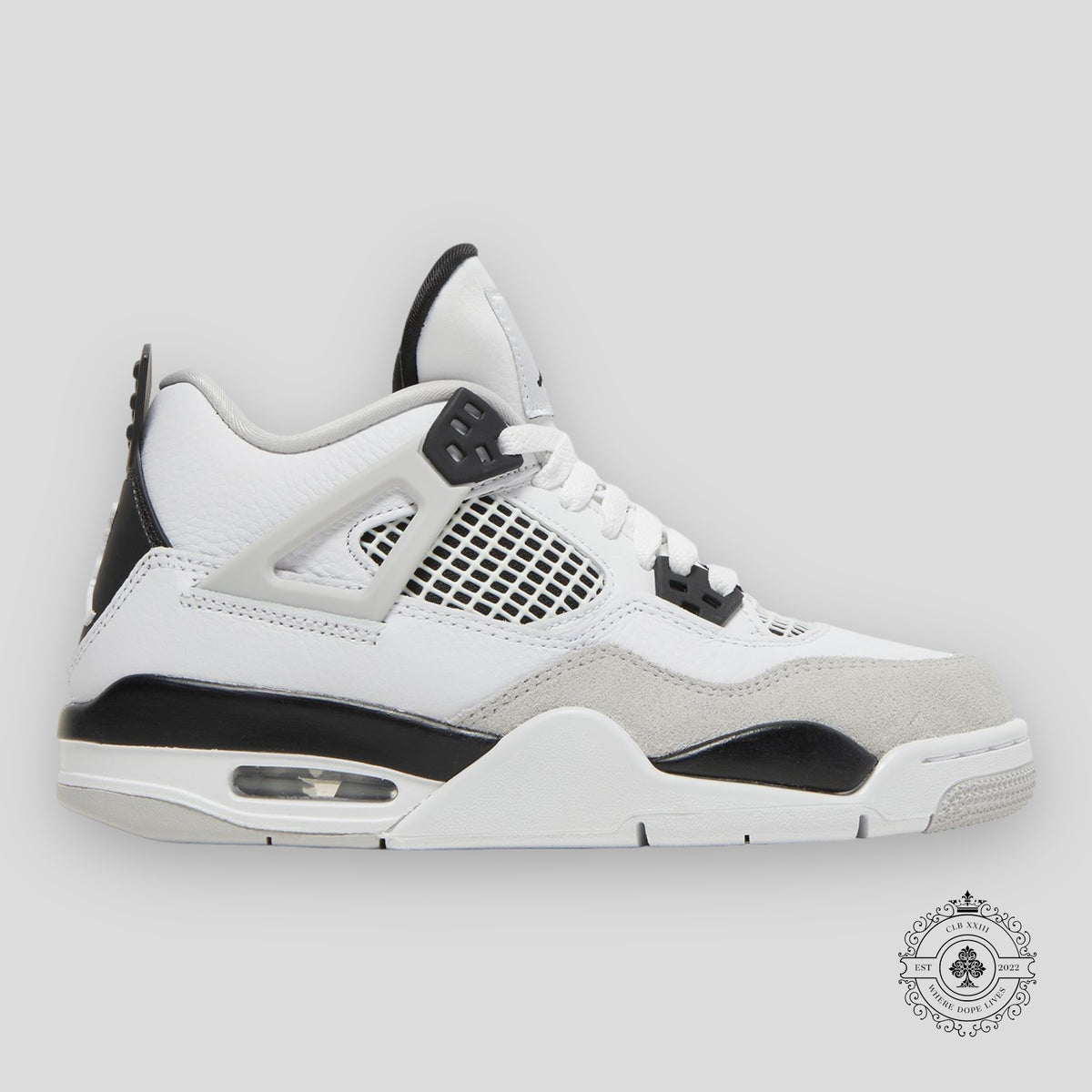 Air Jordan 4 Retro GS Military Black