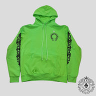 Chrome Hearts Horseshoe Logo Hoodie in Green