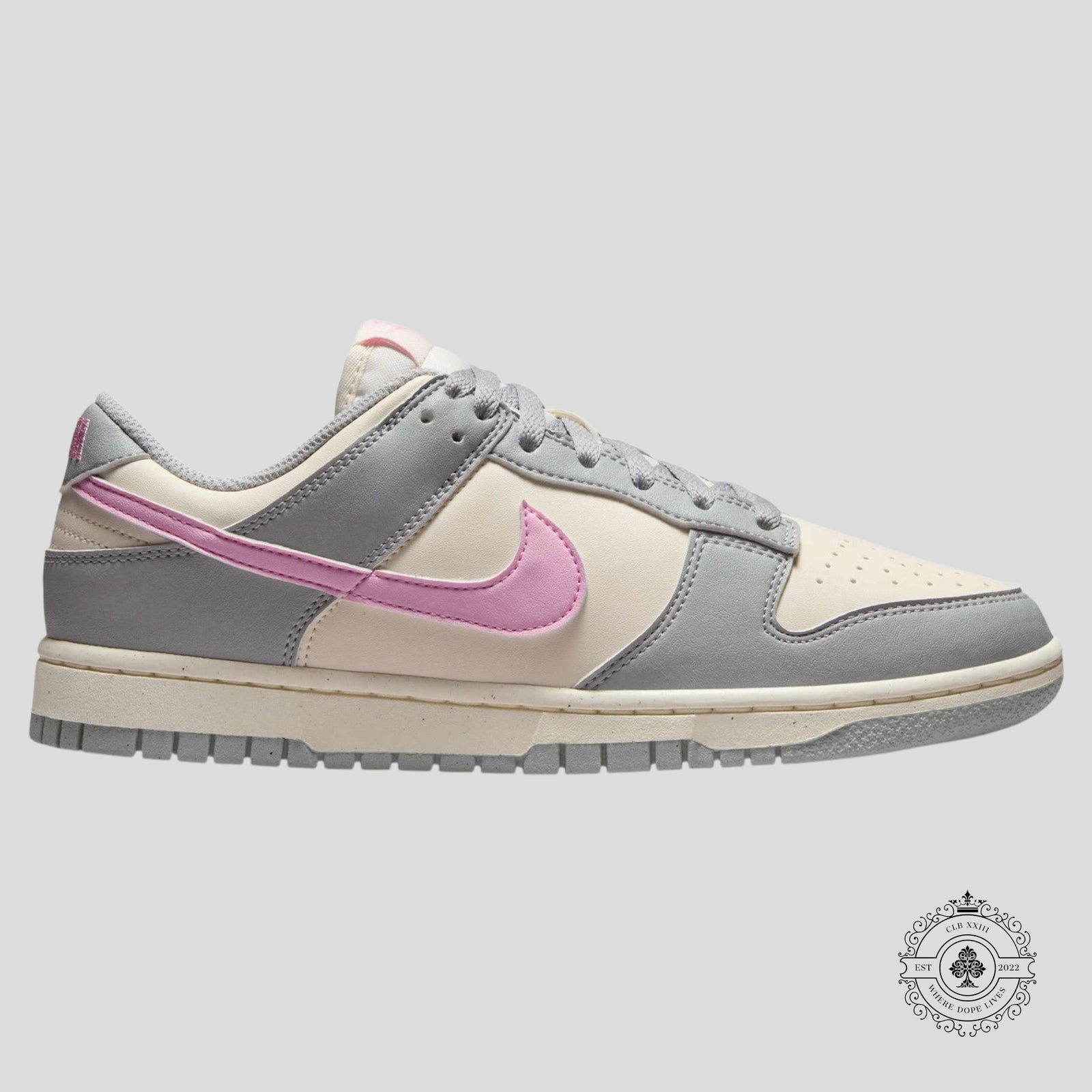 Nike Dunk Low W Next Nature Light Smoke Grey Pink Rise
