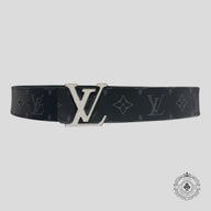 Louis Vuitton Monogram Eclipse Taigarama Belt in Black