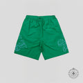 Supreme Old English Nylon Shorts in Green