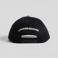 Chrome Hearts Scroll Logo Hat in Black