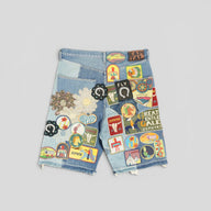 Kapital Zephyros Insane Remake Denim Shorts
