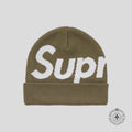 Supreme Big Logo Beanie in Olive