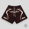 Hellstar Warm Up Shorts Brown