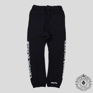 Chrome Hearts Scroll Logo Sweatpants in Black