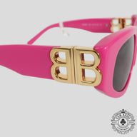 Balenciaga Cat Eye Ladies Sunglasses in Pink