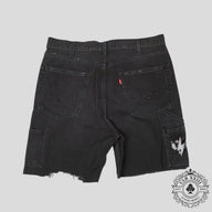 Blind Love Blinded By Riches Embroidered Shorts