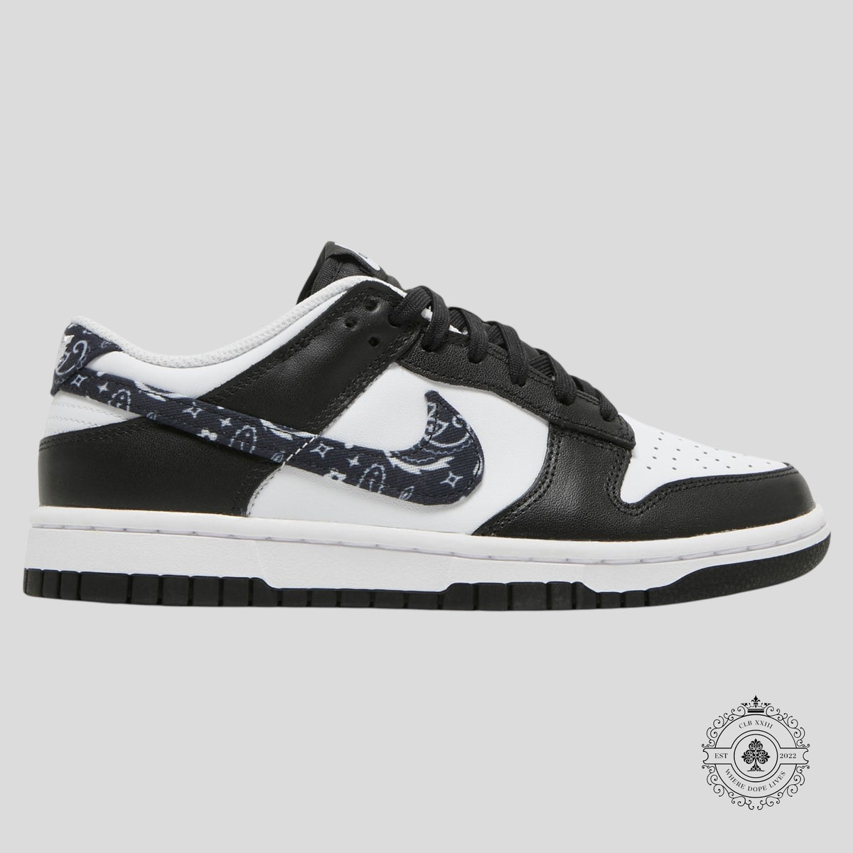 Nike Dunk Low Essential W Paisley Pack Black