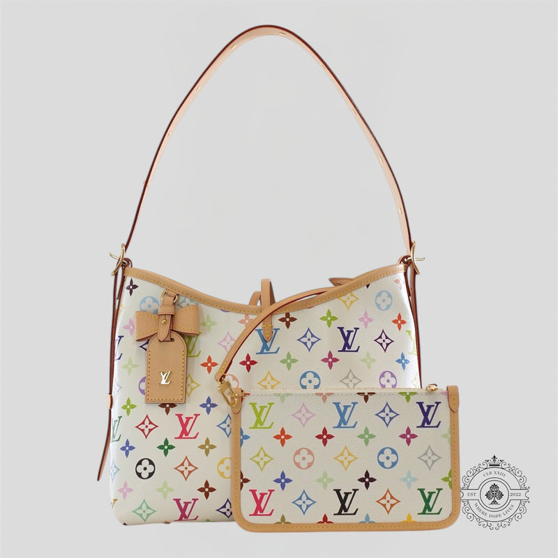 Louis Vuitton Takashi Murakami CarryAll PM in White