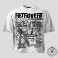 Retrovert Rhinestone Rockstar Tee in White