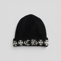 Chrome Hearts Big Daddy Cashmere Beanie in Black