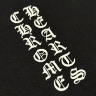Chrome Hearts Vertical FU Logo Hoodie in Black/White