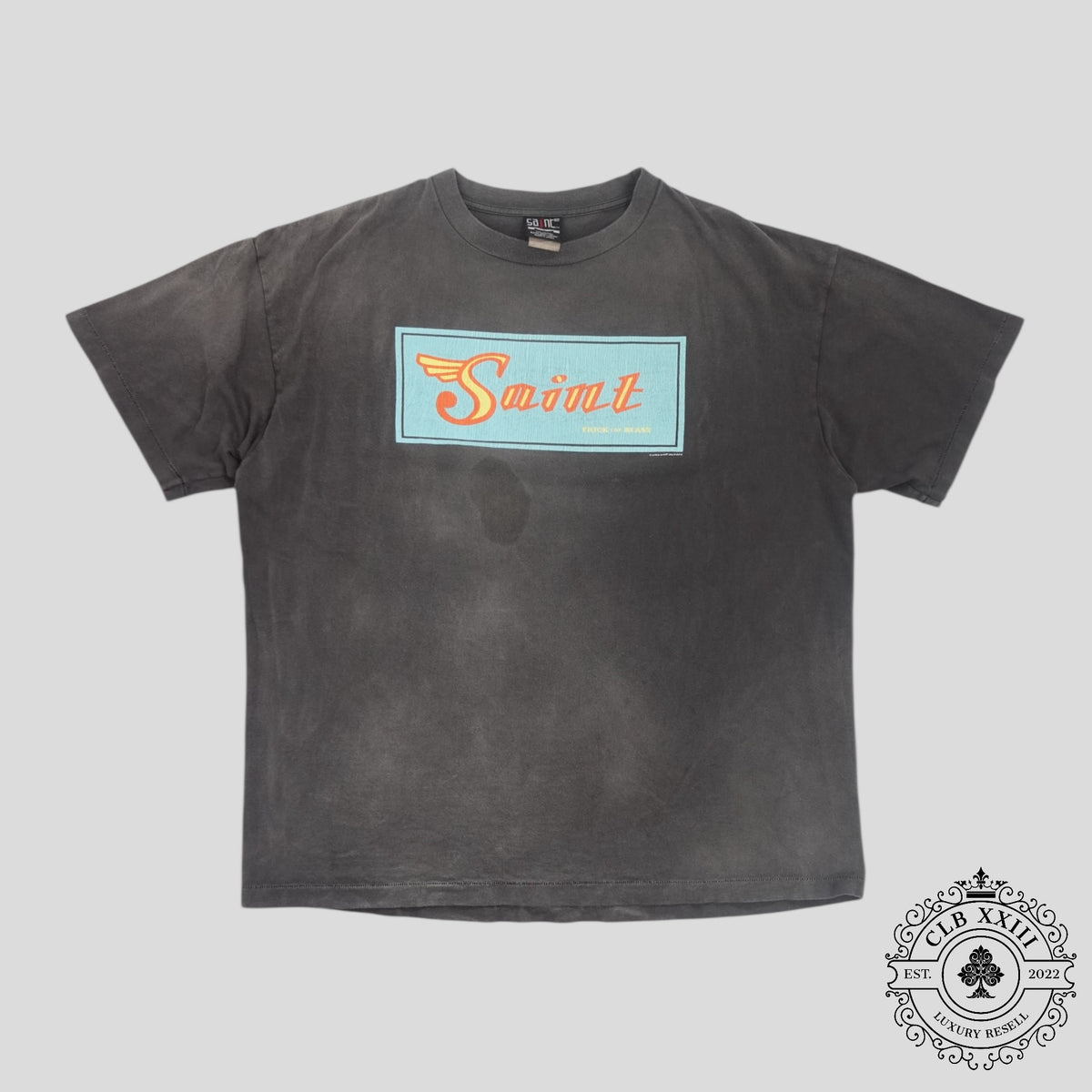 Saint Michael Trick The Beast Tee in Grey