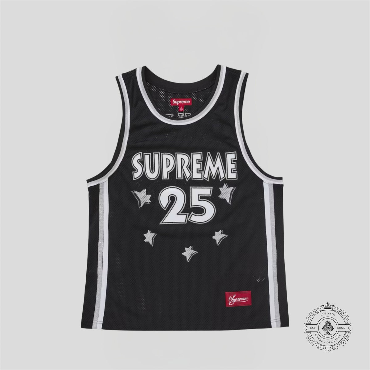 Supreme All Star Basketball Jersey in Black