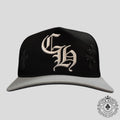 Chrome Hearts Cross Patch Hat in Black/Grey