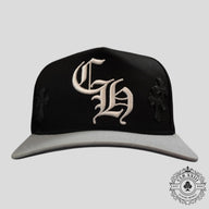 Chrome Hearts Cross Patch Hat in Black/Grey