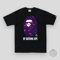 BAPE Color Camo by Bathing Ape Tee in Black / Purple (FW22)
