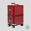 Goyard Bourget PM Trolley Travel Case in Red
