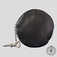 Chrome Hearts Cross Patch Coin Purse in Black