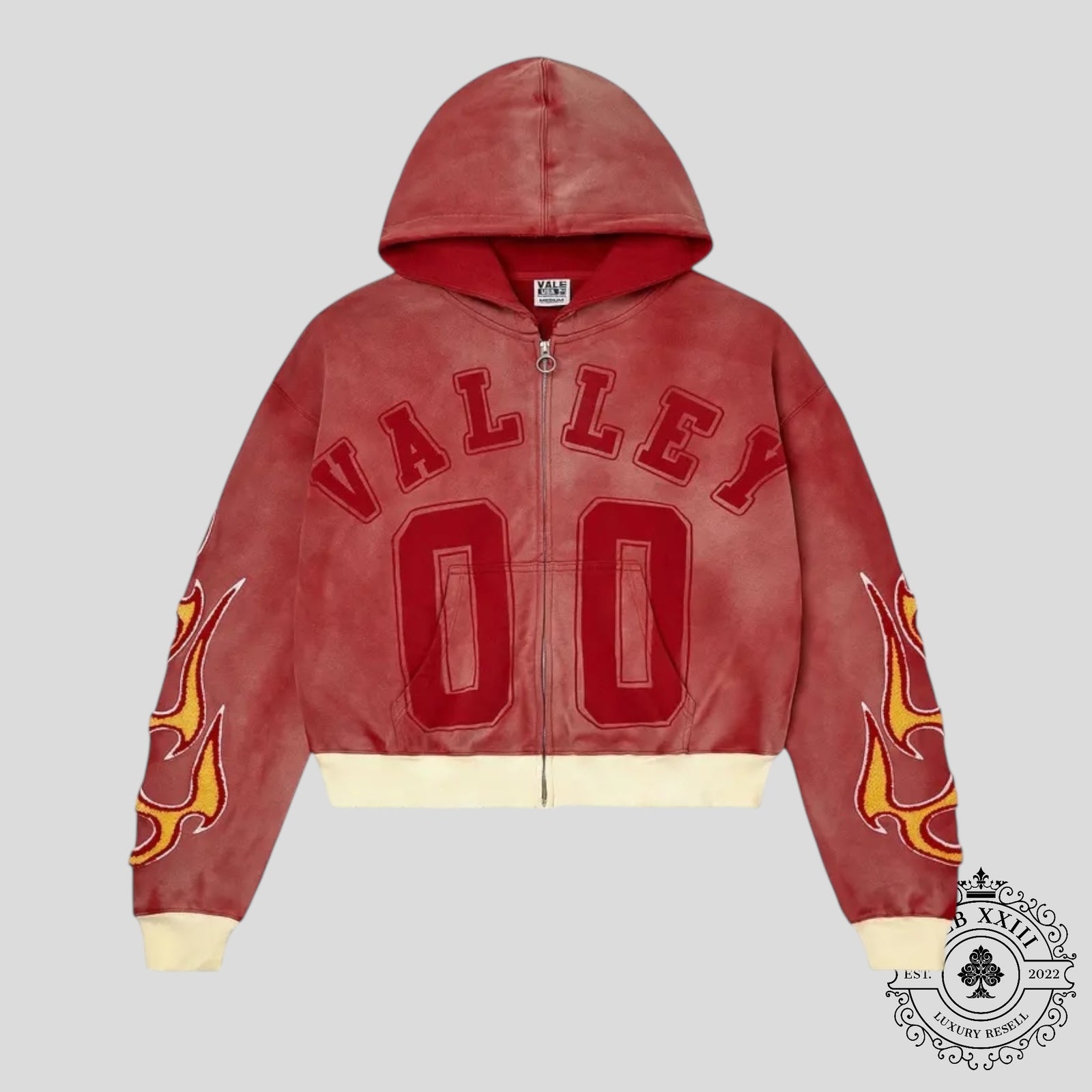 Vale Forever Chimera Zip Up in Red